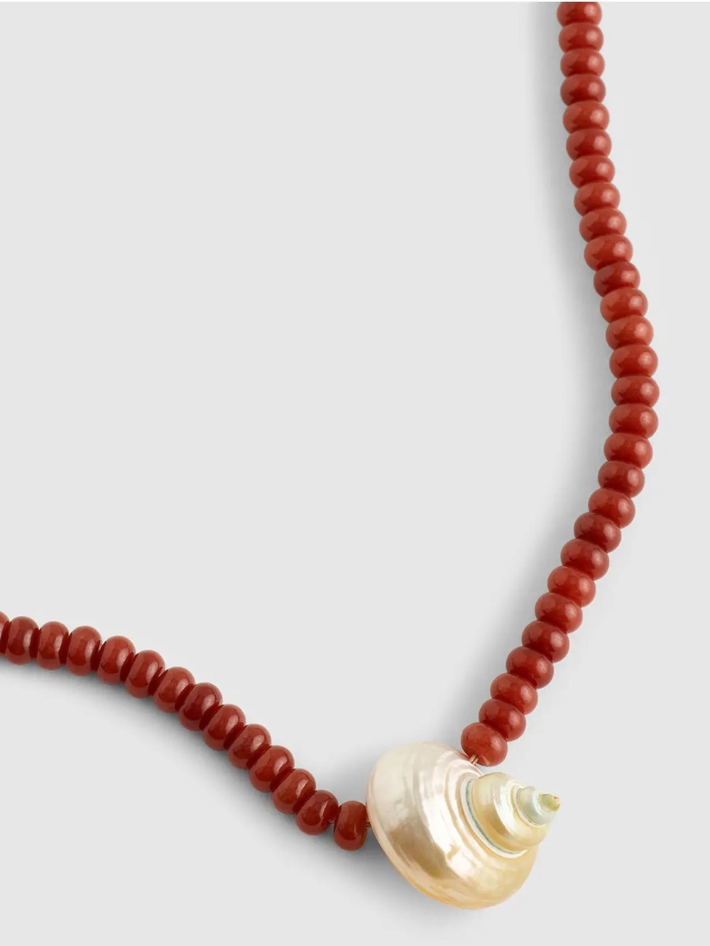 Madewell Beaded Shell Necklace - Picture 2 of 3